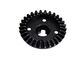 High Precision Straight Bevel Gear 30T  M0.8 16MnCr5 Steel Material RoHS Approved